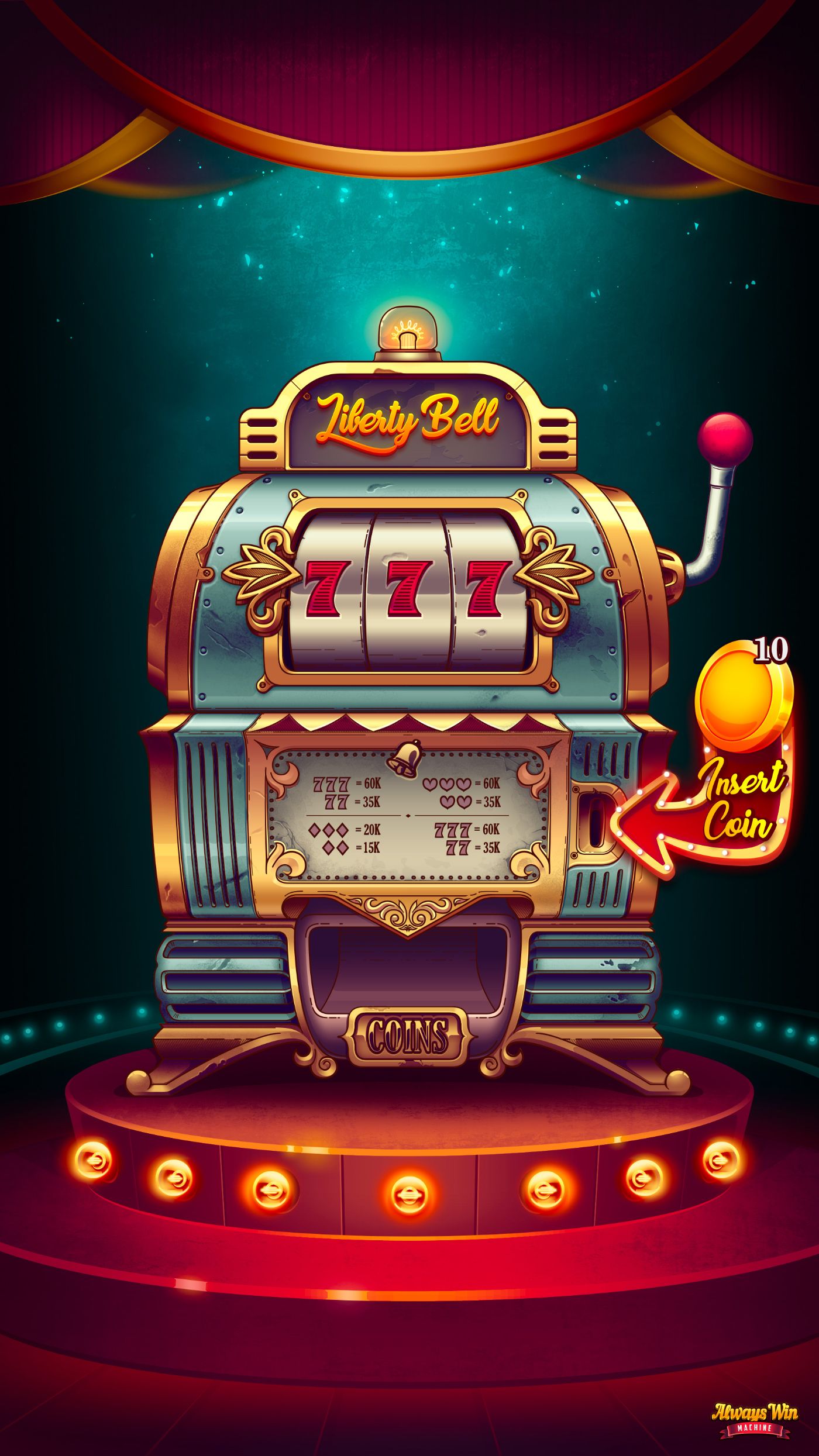 Joker Gaming slot interface on satuslot showing reels and paytable